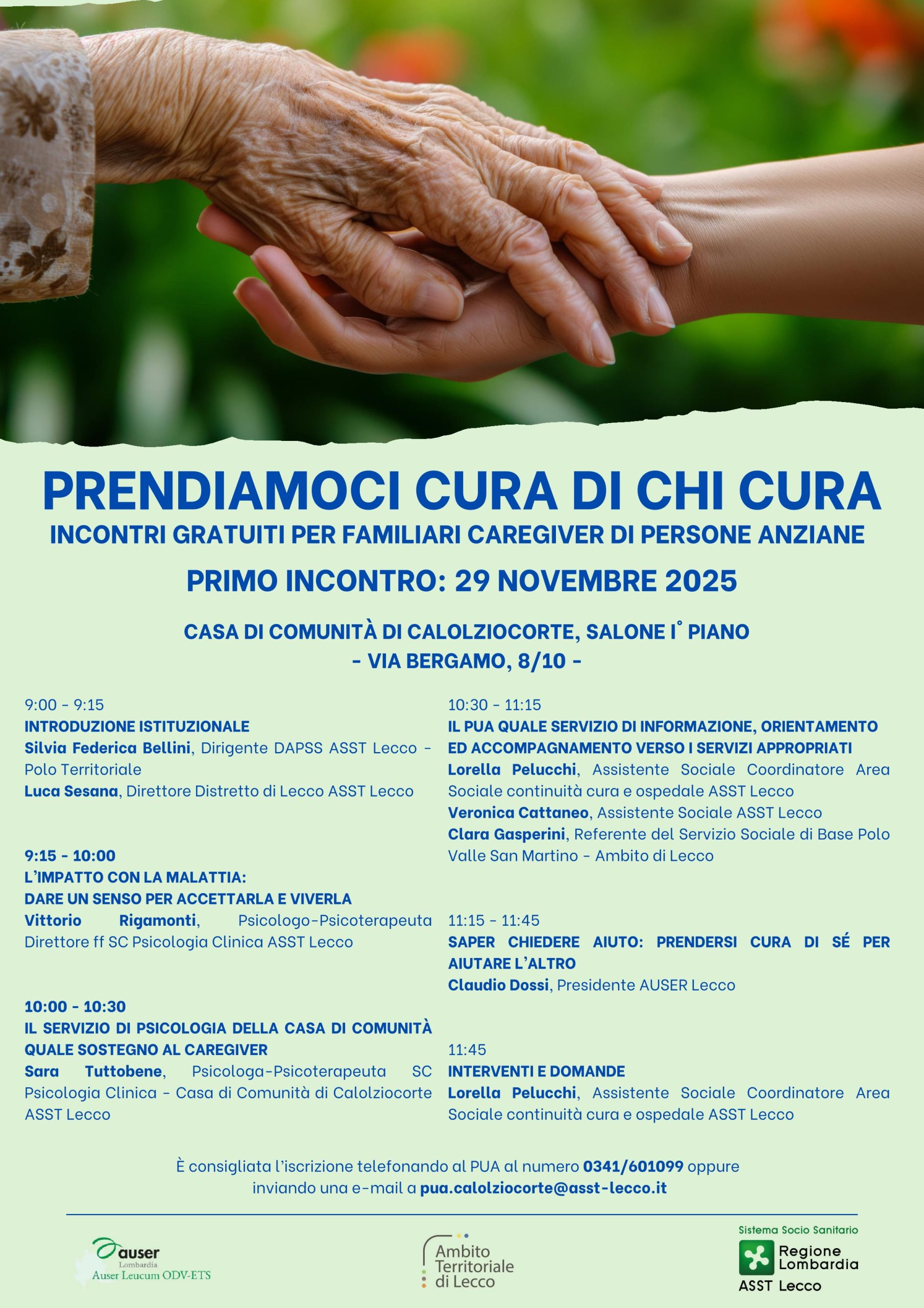 Prendiamoci cura di chi cura - Novembre 2025